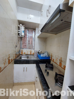 2-Bedroom Furnished Apartment Rent in -Bashundhara R/A